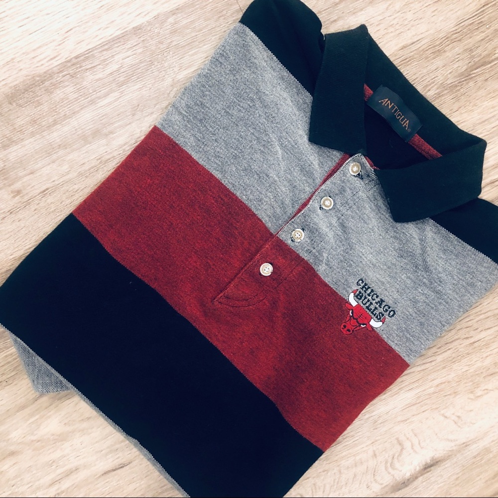 Antigua Vintage Classic Chicago Bulls Polo XL